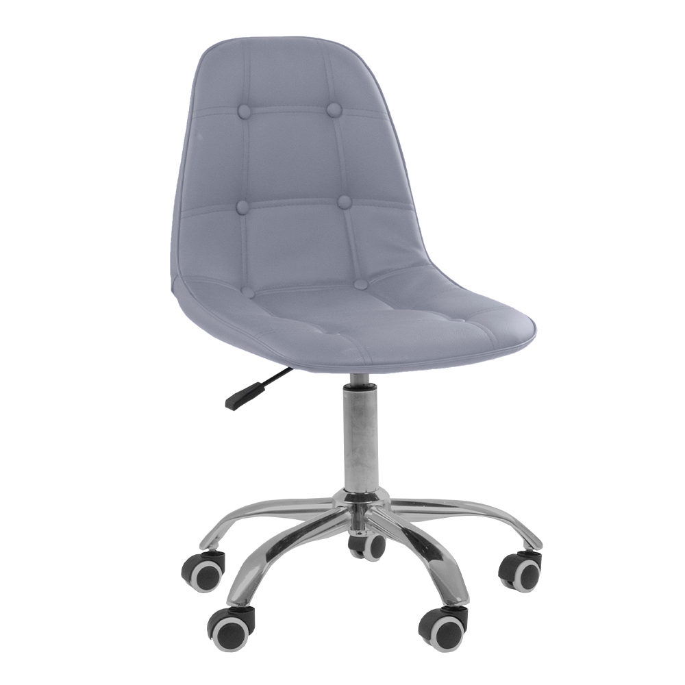Cadeira Office Eiffel Botonˆ Ajust vel Base Girat¢ria Cinza Cadeira Office Eiffel Botonˆ Ajust vel Base Girat¢ria Cinza