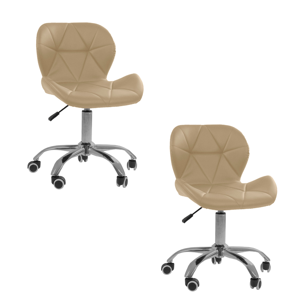Kit 02 Cadeiras Office Eiffel Slim Ajust vel Base Girat¢ria Kit 02 Cadeiras Office Eiffel Slim Ajust vel Base Girat¢ria