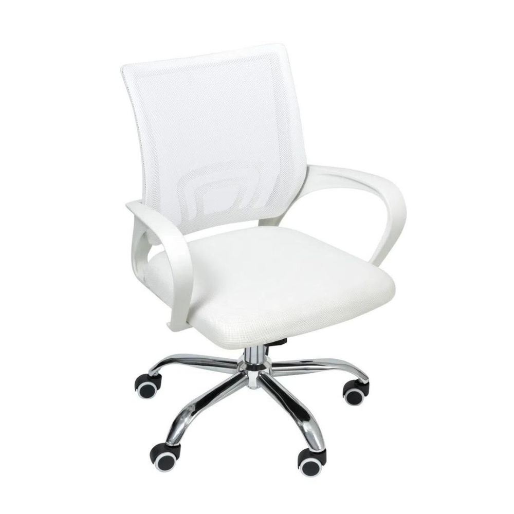 Cadeira de Escritório Begonia Tela Mesh Ergonômica Branco Cadeira de Escritório Begonia Tela Mesh Ergonômica Branco