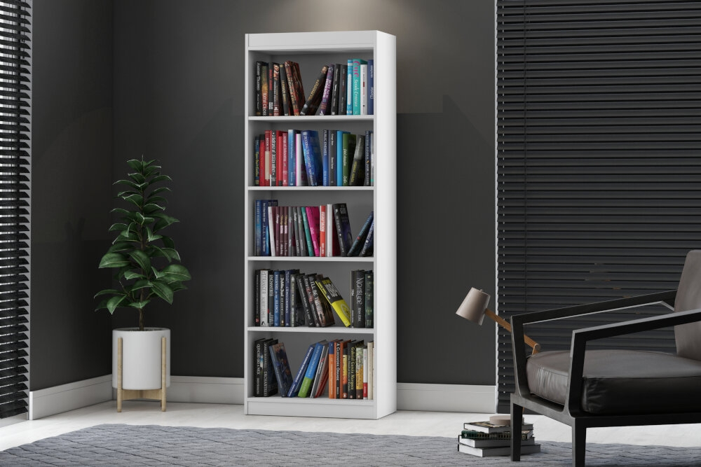 Estante Livreiro Erin Branco Estante Livreiro Erin Branco