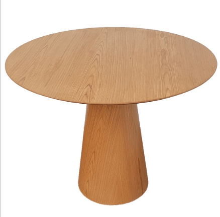 Mesa de Jantar Cone 110 cm Base Madeira Freijó Tampo Freijó Mesa de Jantar Cone 110 cm Base Madeira Freijó Tampo Freijó