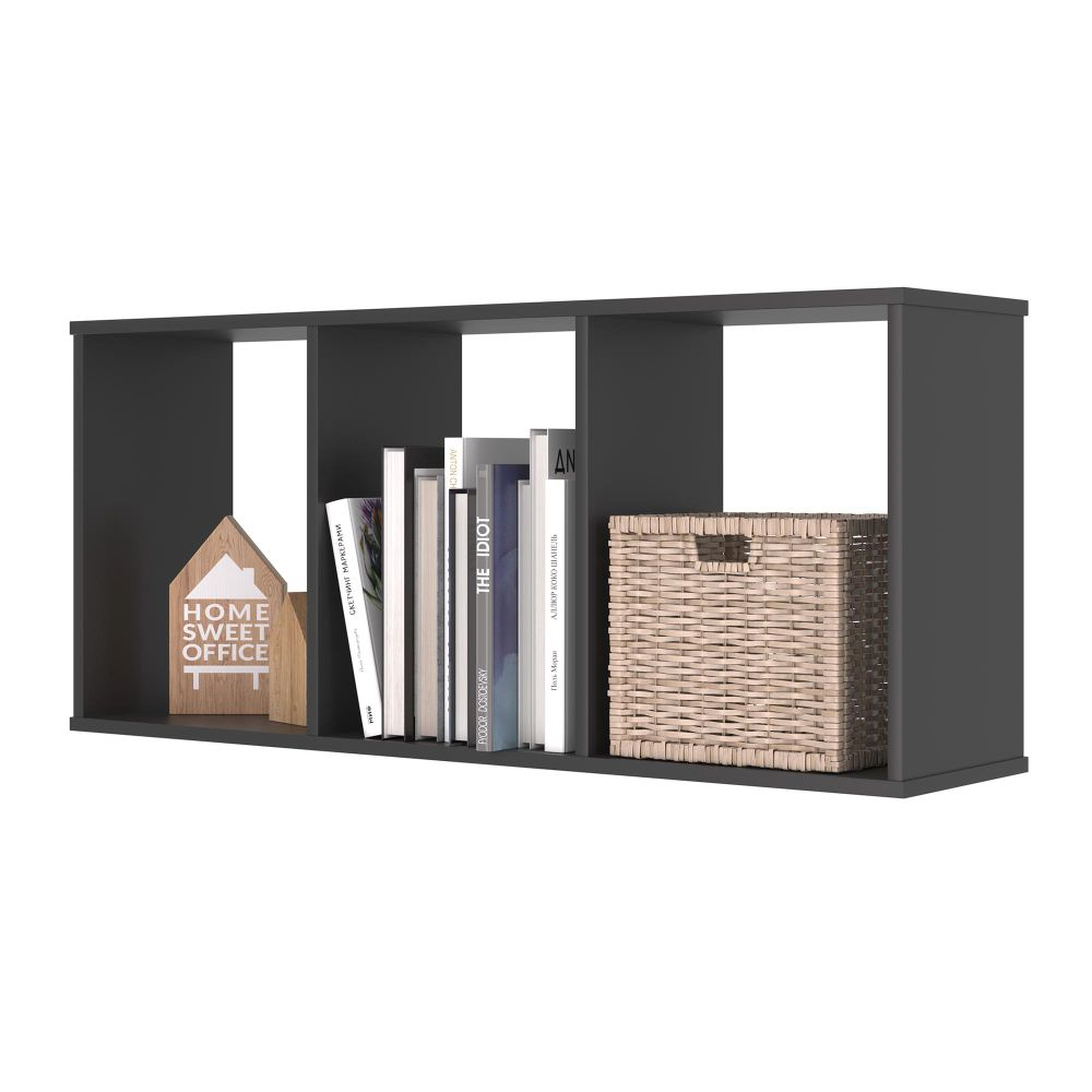 Kit de 3 Nichos Aras Preto Onix Kit de 3 Nichos Aras Preto Onix