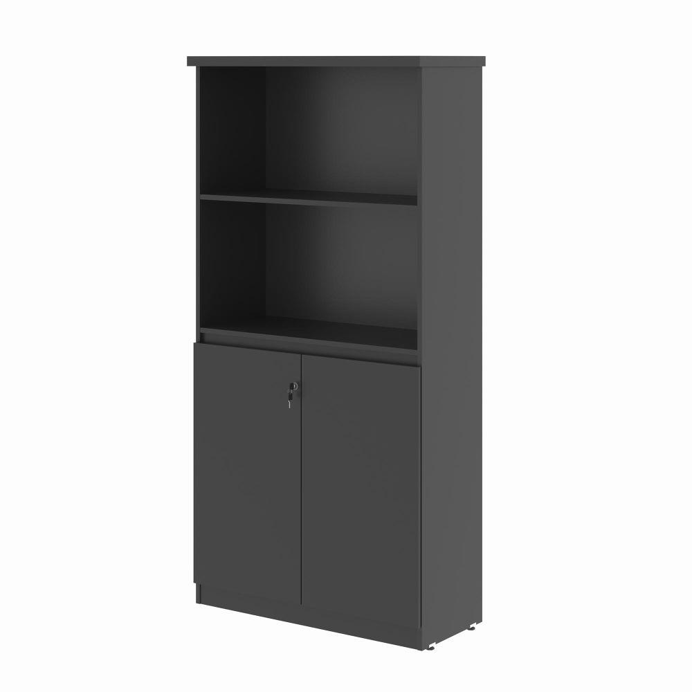 Estante com 3 Prateleiras Safira Preto Onix Estante com 3 Prateleiras Safira Preto Onix