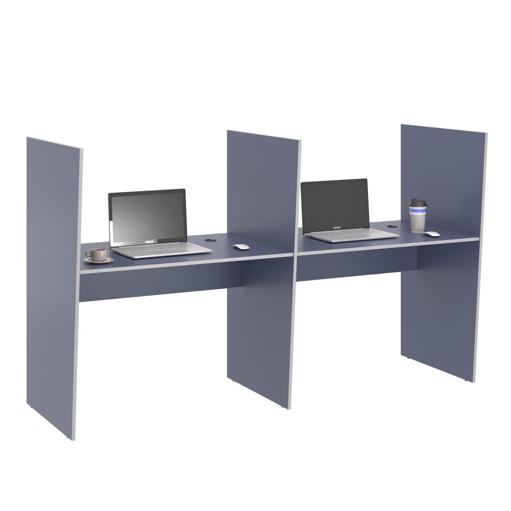 Mesa de Atendimento 2 Lugar Roma Azul Mesa de Atendimento 2 Lugar Roma Azul