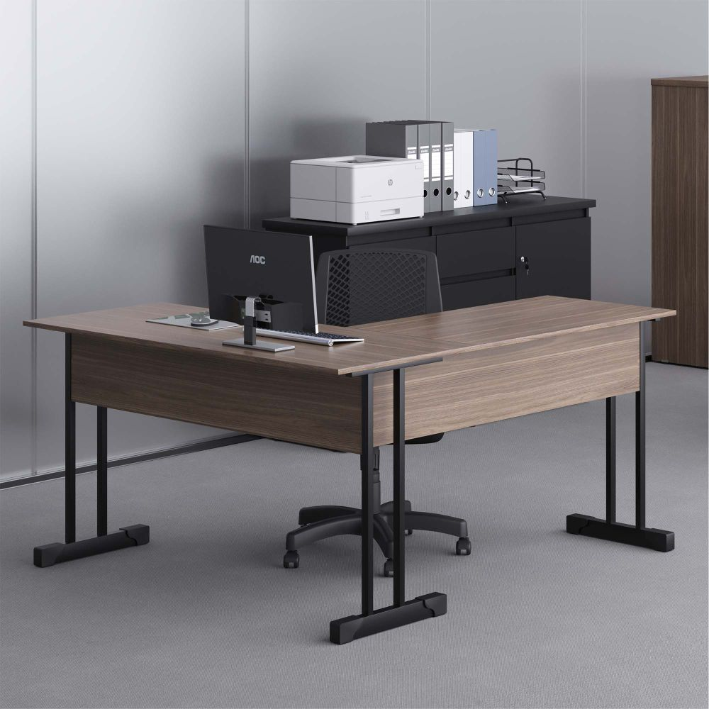 Mesa em L com 2 Gavetas Rael Afarra Mesa em L com 2 Gavetas Rael Afarra