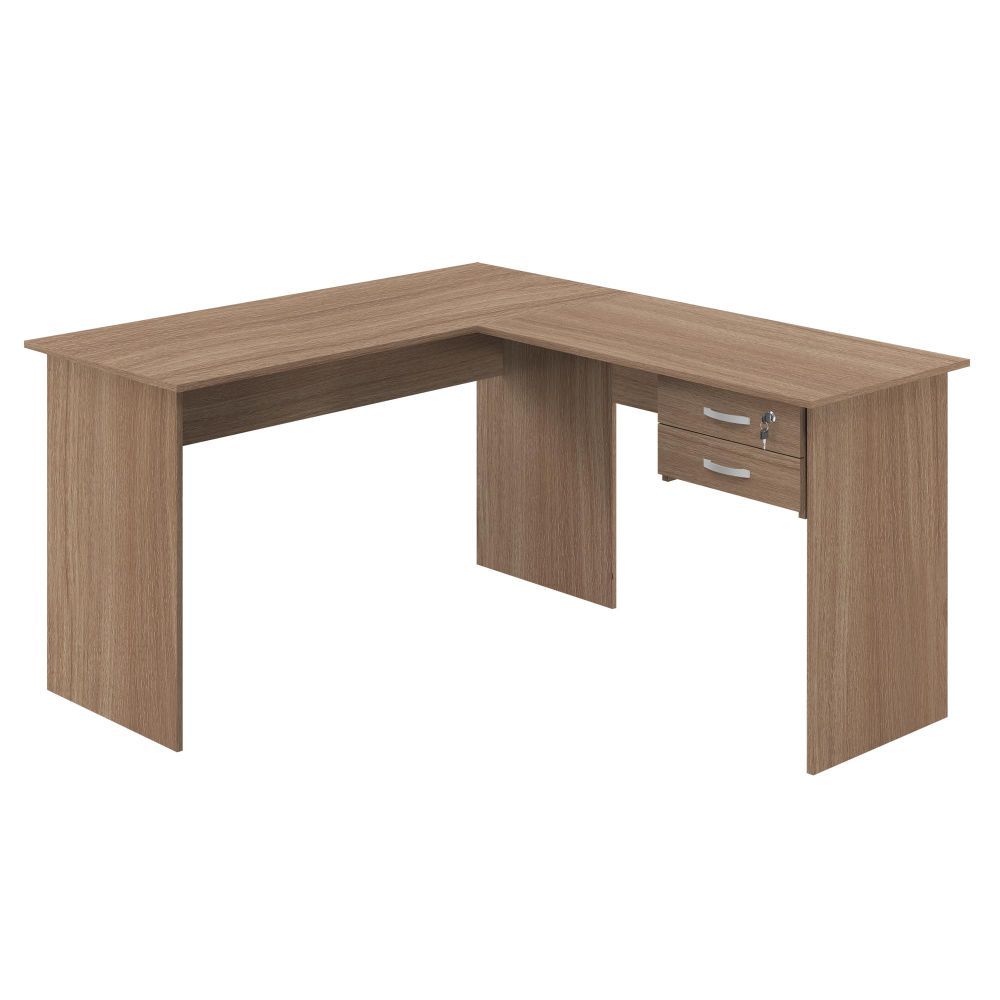 Mesa em L com Gaveta Mantel Montana Mesa em L com Gaveta Mantel Montana