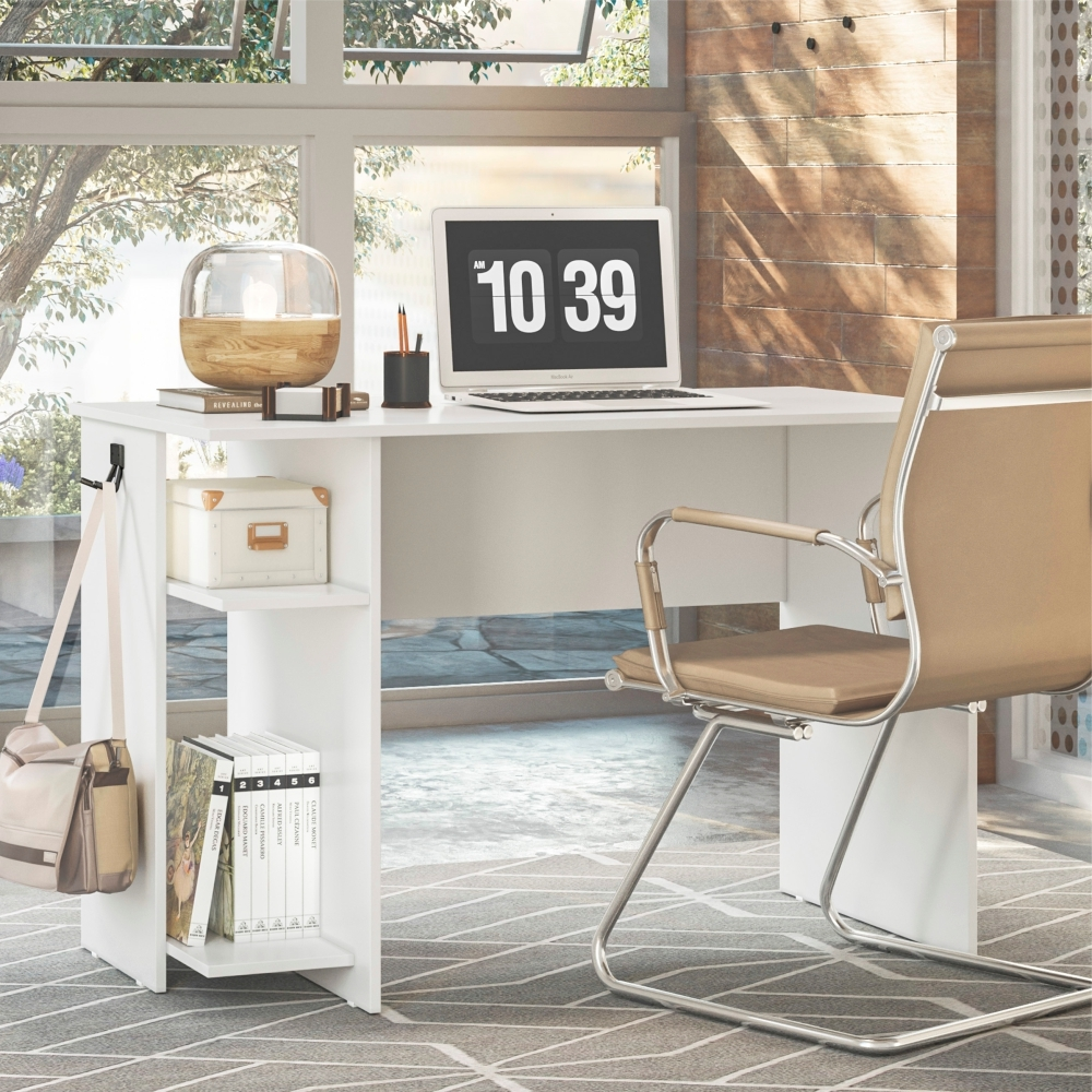 Mesa para Escritório Oliver Branco Mesa para Escritório Oliver Branco