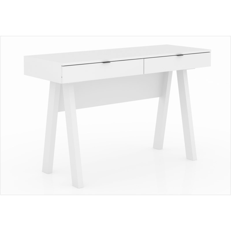 Mesa Para Escritório 2 Gavetas ME4128 Branco - Tecno Mobili Mesa Para Escritório 2 Gavetas ME4128 Branco - Tecno Mobili