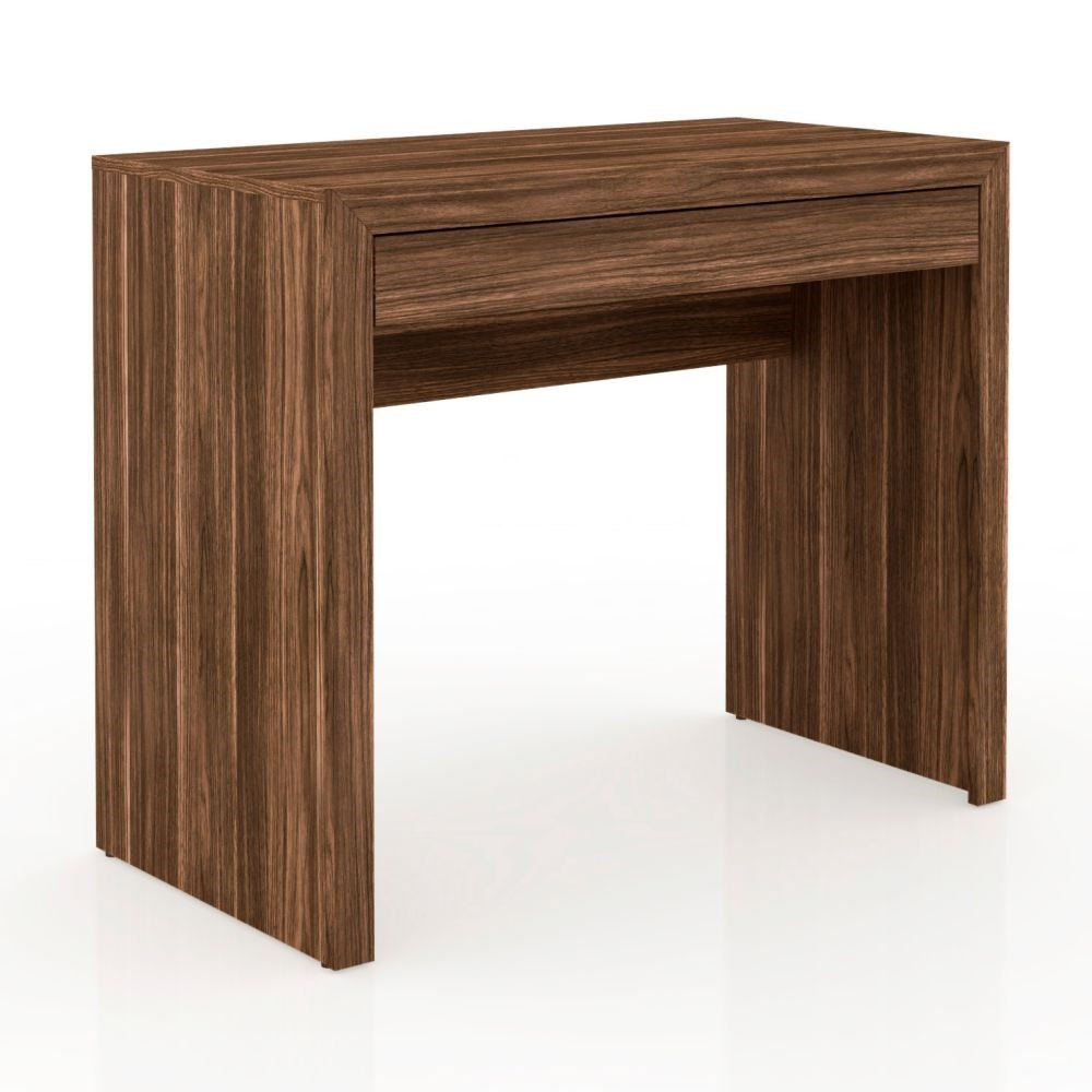 Mesa para Home Office com Gaveta ME4107 Nogal - Tecno Mobili Mesa para Home Office com Gaveta ME4107 Nogal - Tecno Mobili