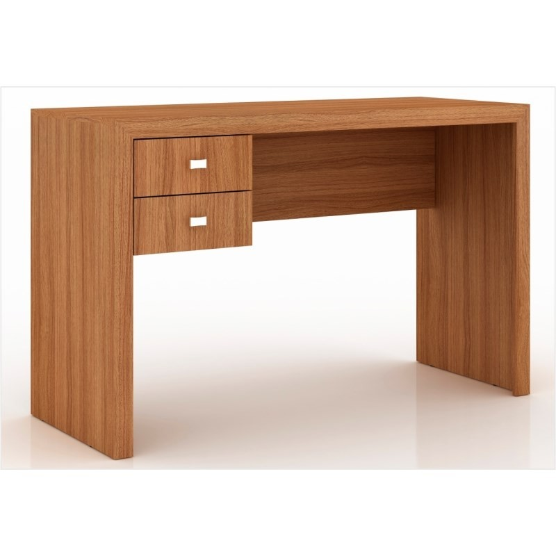 Mesa para Escritório 02 Gavetas ME4123 Amêndoa - Tecno Mobili Mesa para Escritório 02 Gavetas ME4123 Amêndoa - Tecno Mobili