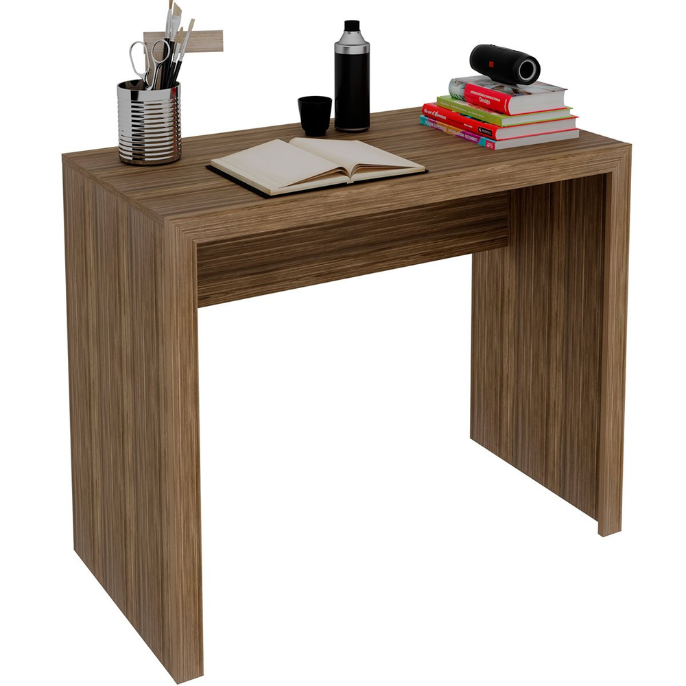 Mesa para Escritório Escrivaninha 90 cm Nogal Mesa para Escritório Escrivaninha 90 cm Nogal