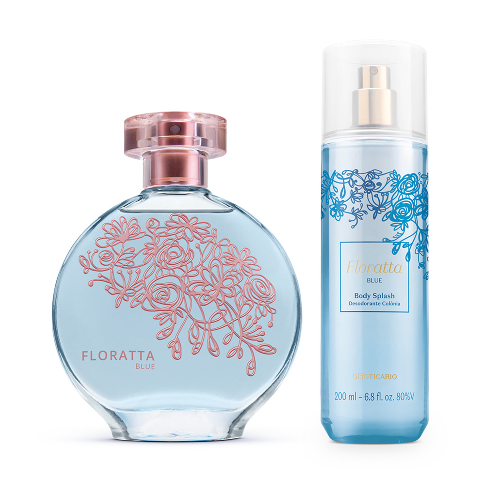 Combo Floratta Blue: Desodorante Colônia 75ml + Body Splash 200ml Combo Floratta Blue: Desodorante Colônia 75ml + Body Splash 200ml