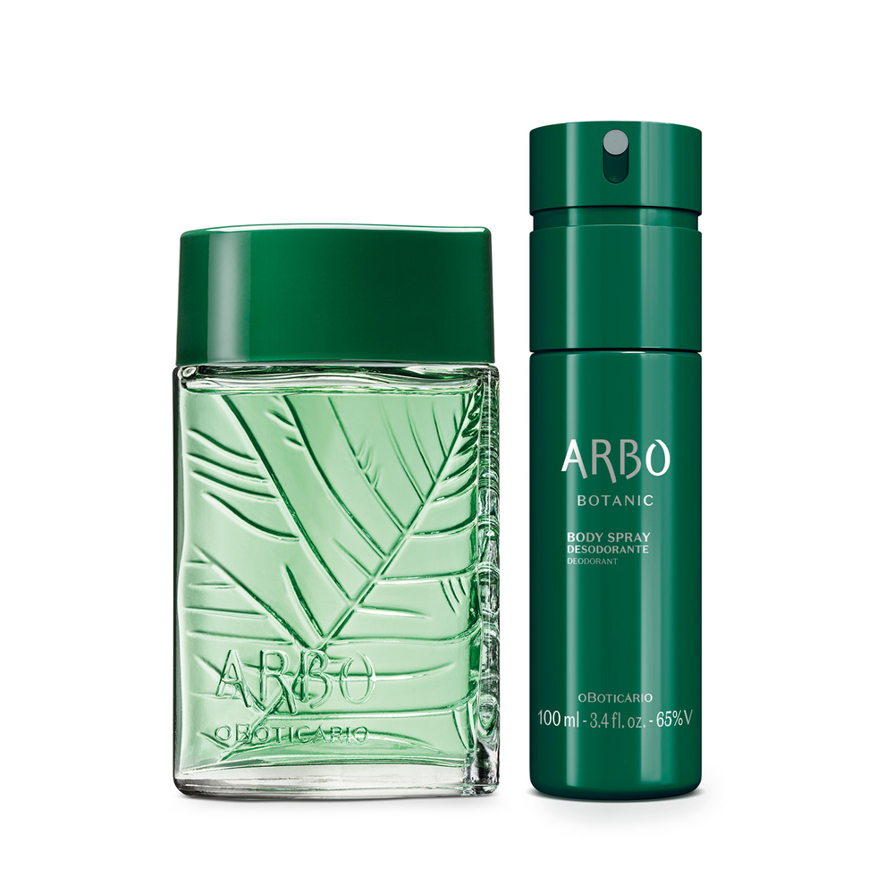 Combo Presente Arbo Botanic: Desodorante Colônia 100ml + Body Spray 100ml Combo Presente Arbo Botanic: Desodorante Colônia 100ml + Body Spray 100ml