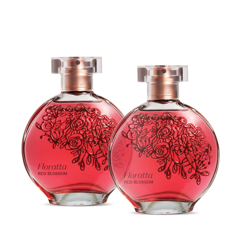 Combo Floratta Red Blossom Desodorante Colônia 2x75ml Combo Floratta Red Blossom Desodorante Colônia 2x75ml