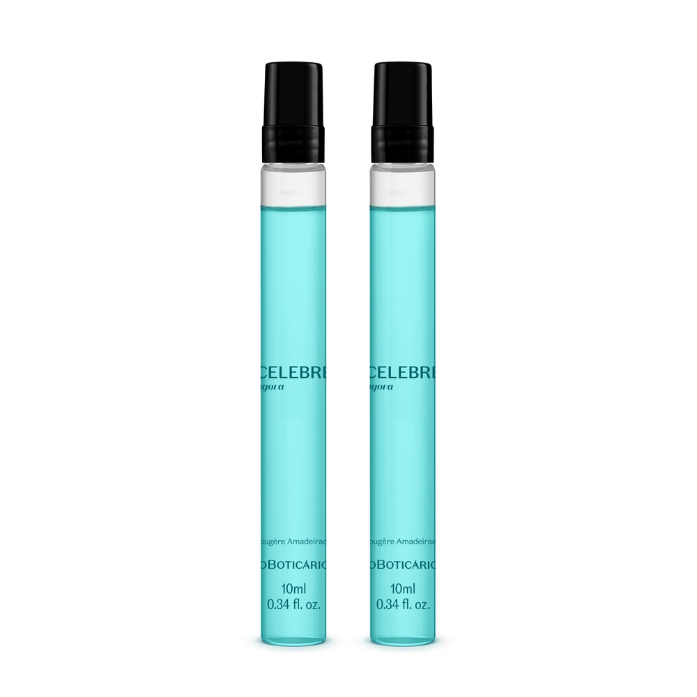 Combo Celebre Agora Masculino: Desodorante Colônia 2x10ml Combo Celebre Agora Masculino: Desodorante Colônia 2x10ml