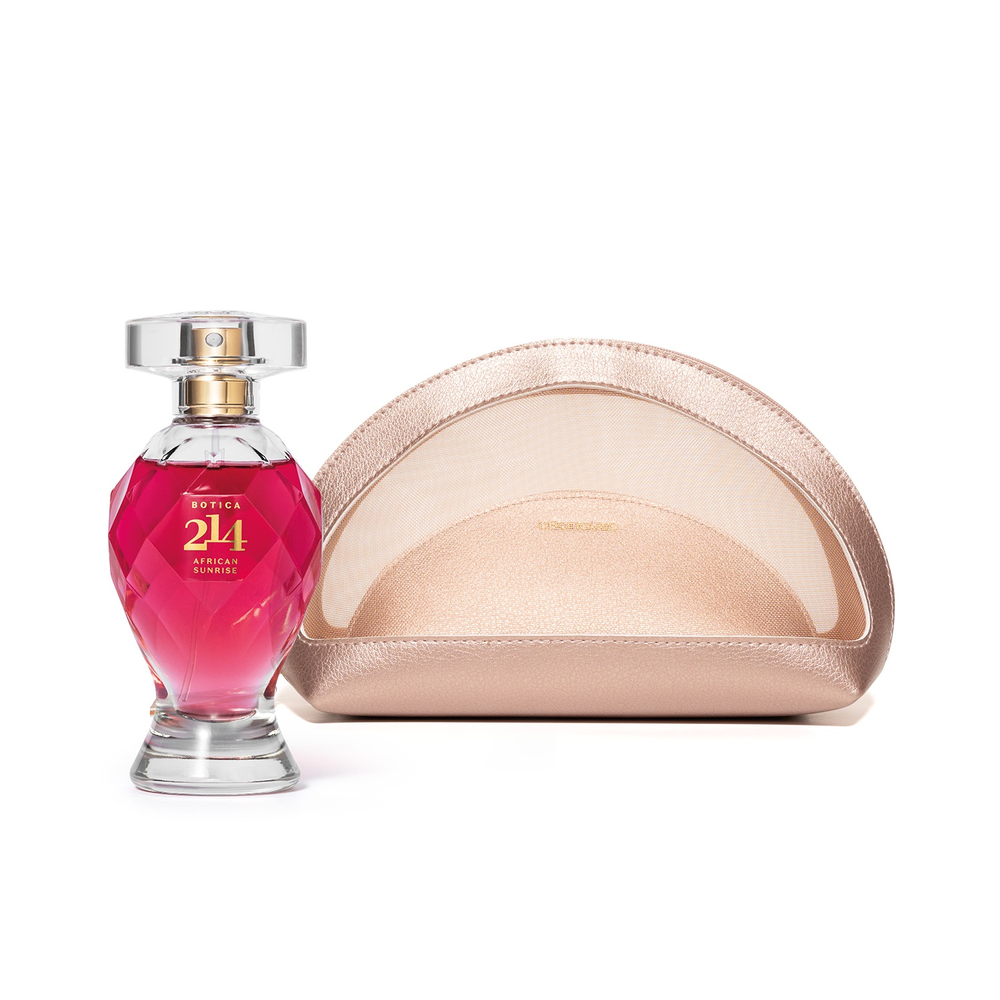 Combo Presente: Botica 214 African Sunrise Eau De Parfum 75ml + Nécessaire Combo Presente: Botica 214 African Sunrise Eau De Parfum 75ml + Nécessaire
