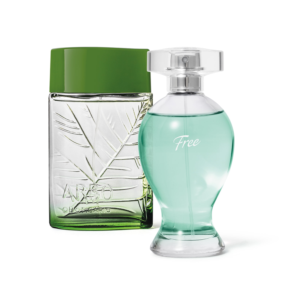 Combo Desodorante Colônia: Boticollection Free 100ml + Arbo Puro 100ml Combo Desodorante Colônia: Boticollection Free 100ml + Arbo Puro 100ml