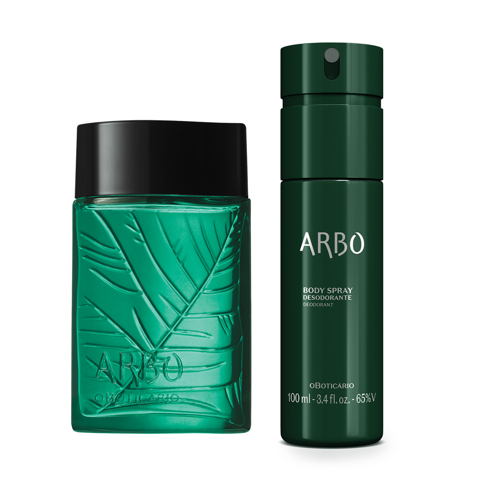 Combo Arbo: Desodorante Colônia 100ml + Body Spray 100ml Combo Arbo: Desodorante Colônia 100ml + Body Spray 100ml