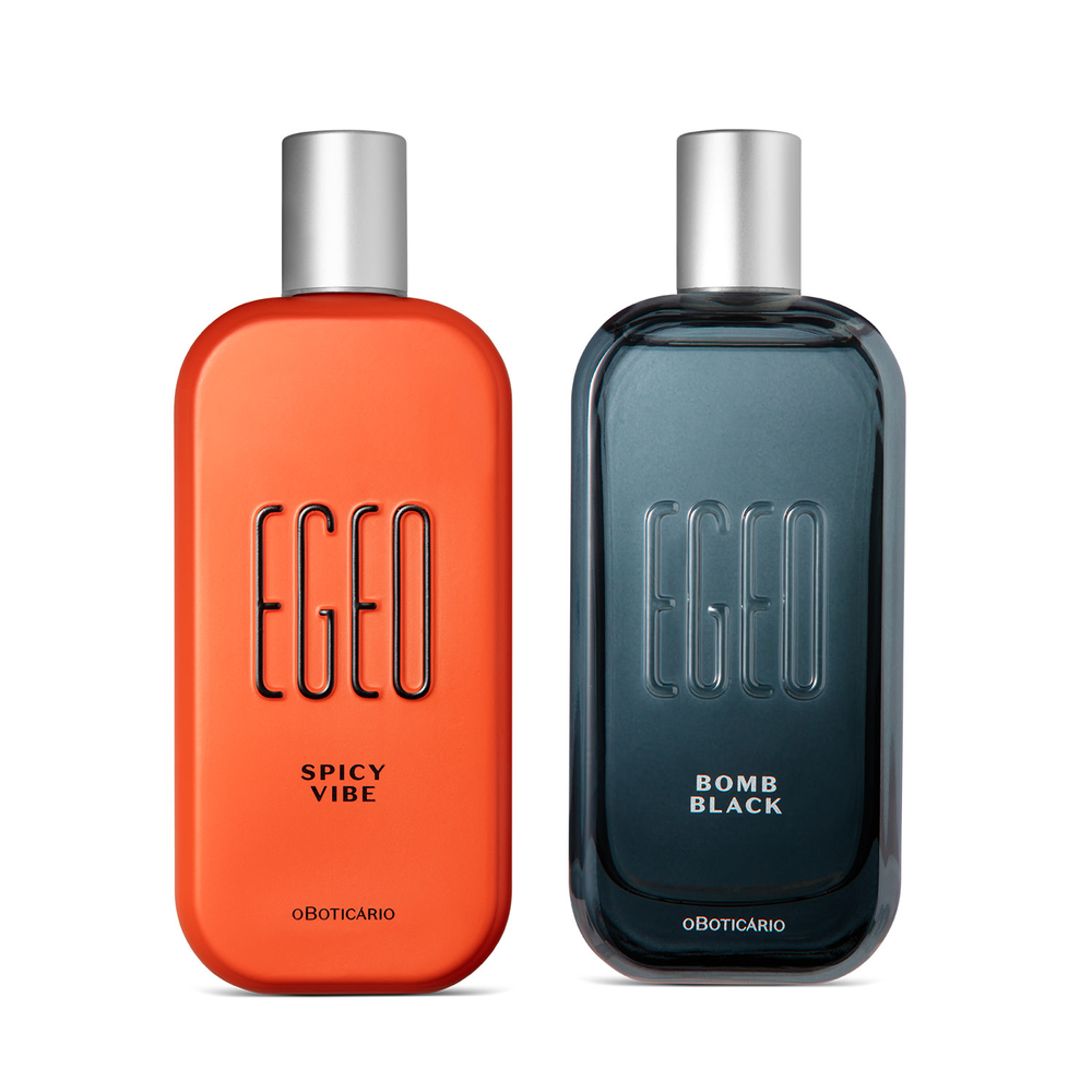 Combo Egeo Desodorante Colônia: Spicy Vibe 90ml Egeo Bomb Black 90ml Combo Egeo Desodorante Colônia: Spicy Vibe 90ml Egeo Bomb Black 90ml