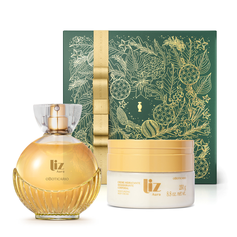 Combo Presente Novo Liz: Desodorante Colônia 100ml + Creme Hidratante Desodorante Corporal 250g + Caixa Presenteável Combo Presente Novo Liz: Desodorante Colônia 100ml + Creme Hidratante Desodorante Corporal 250g + Caixa Presenteável