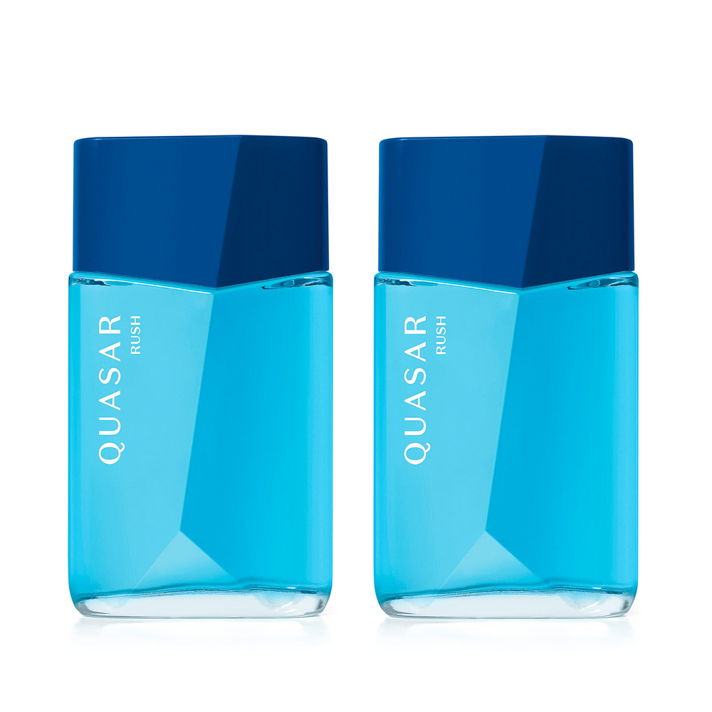 Combo Quasar Rush Desodorante Colônia 100ml (2 itens) Combo Quasar Rush Desodorante Colônia 100ml (2 itens)