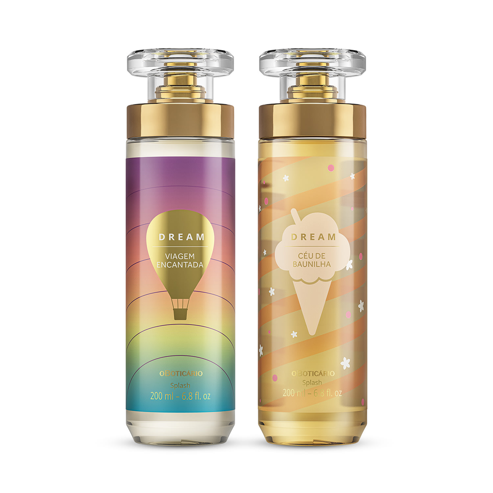 Combo Body Splash Dream: Viagem Encantada 200ml +Céu de Baunilha 200ml Combo Body Splash Dream: Viagem Encantada 200ml +Céu de Baunilha 200ml