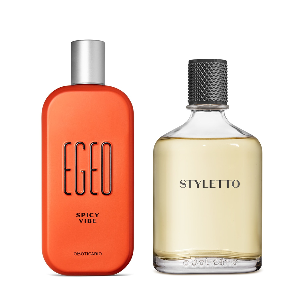 Combo Fougére Amadeirado: Boticollection Styletto 100ml + Egeo Spicy Vibe 90ml Combo Fougére Amadeirado: Boticollection Styletto 100ml + Egeo Spicy Vibe 90ml