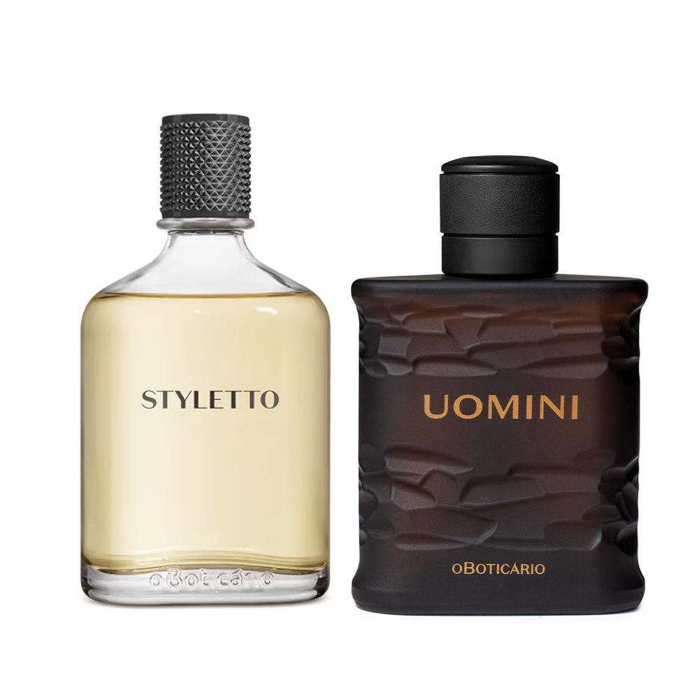 Combo Perfumaria Masculina: Boticollection Styletto + Uomini 100ml Combo Perfumaria Masculina: Boticollection Styletto + Uomini 100ml