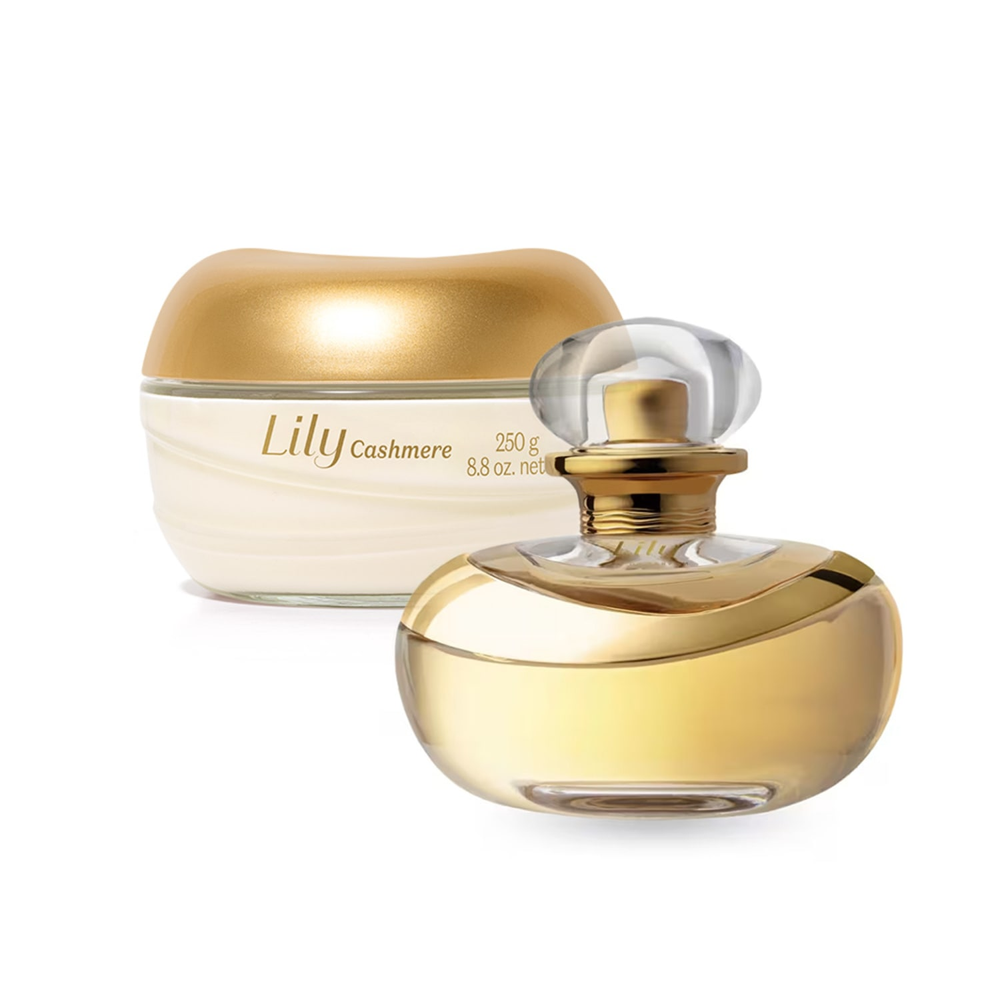 Combo Lily: Eau De Parfum 75ml + Creme Acetinado Cashmere 250g Combo Lily: Eau De Parfum 75ml + Creme Acetinado Cashmere 250g