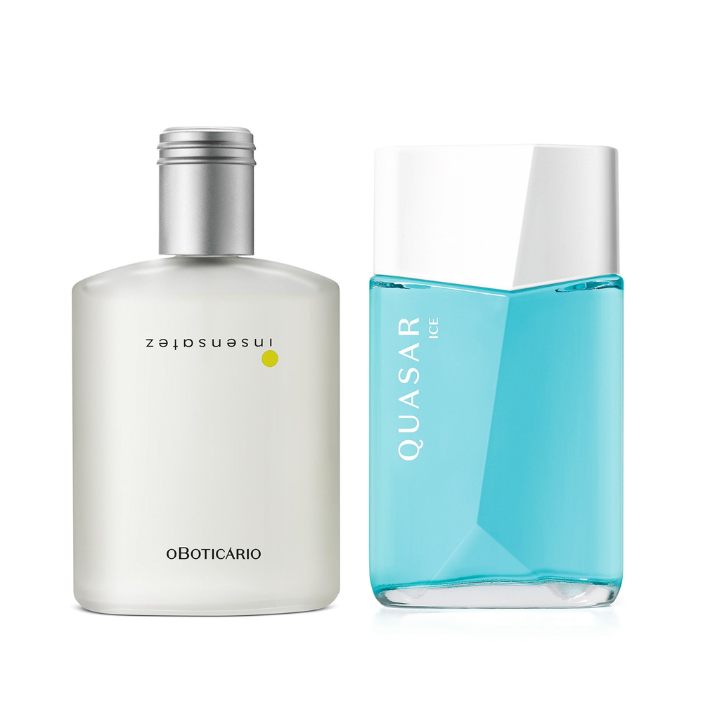 Combo Perfumaria Masculina Fresca: Insensatez 100ml + Quasar Ice 100ml Combo Perfumaria Masculina Fresca: Insensatez 100ml + Quasar Ice 100ml