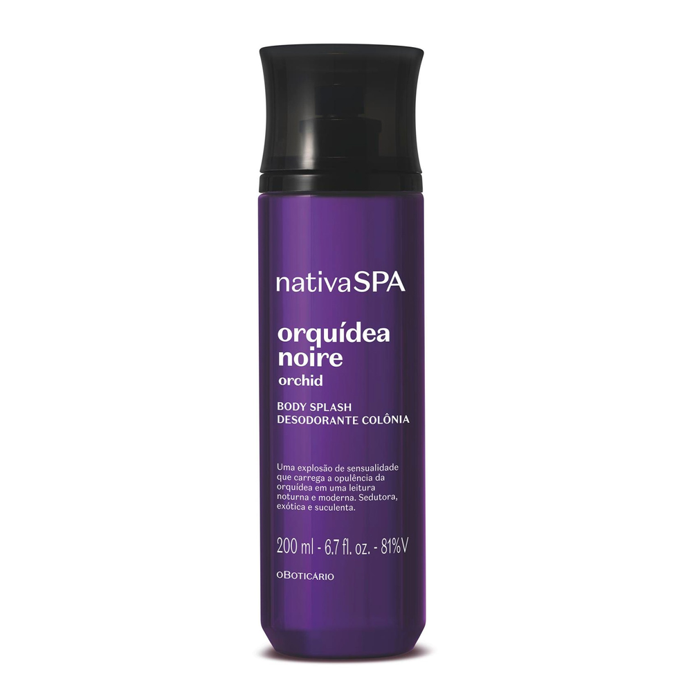Body Splash Nativa Spa Orquídea Noire 200ml Body Splash Nativa Spa Orquídea Noire 200ml