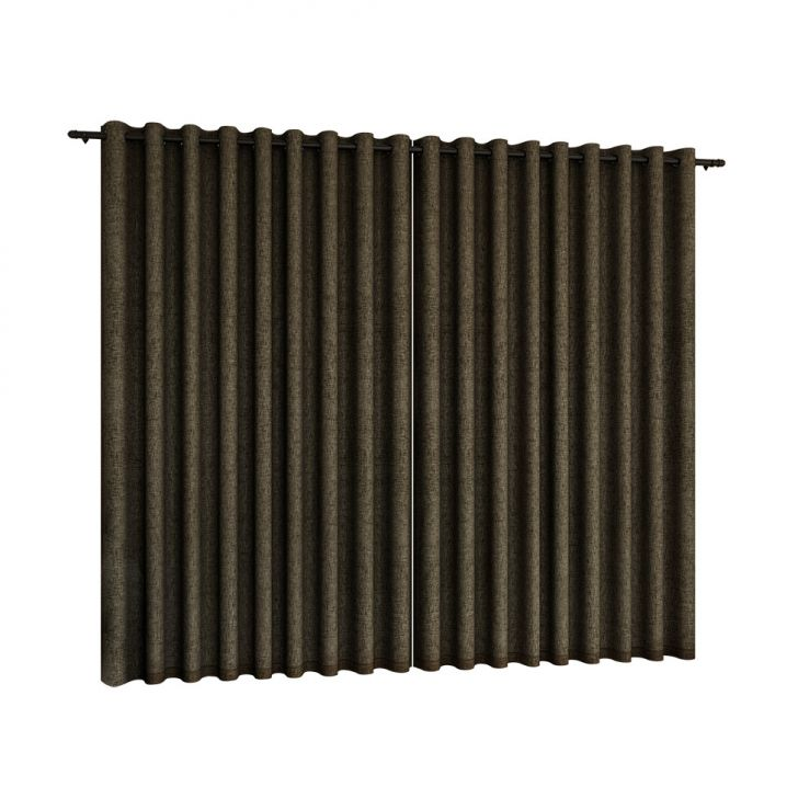 Cortina Voil Natura 305 Chic 180x200 Cm Marrom Cortina Voil Natura 305 Chic 180x200 Cm Marrom