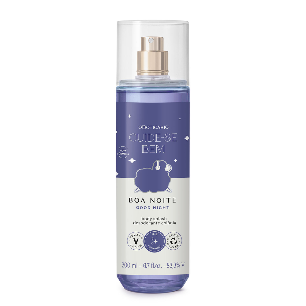 Body Splash Desodorante Colônia Cuide-se Bem Boa Noite 200ml Body Splash Desodorante Colônia Cuide-se Bem Boa Noite 200ml