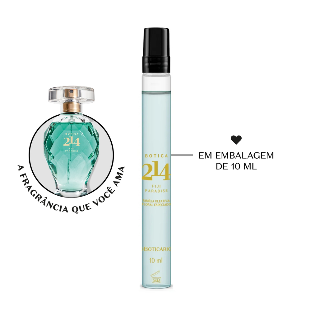 Botica 214 Fiji Paradise Eau de Parfum Feminino 10ml Botica 214 Fiji Paradise Eau de Parfum Feminino 10ml