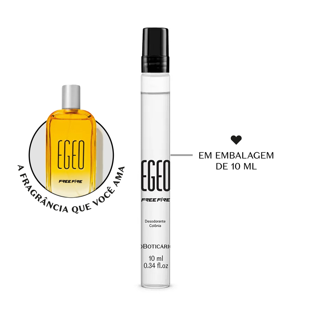 Egeo Free Fire Desodorante Colônia 10ml Egeo Free Fire Desodorante Colônia 10ml