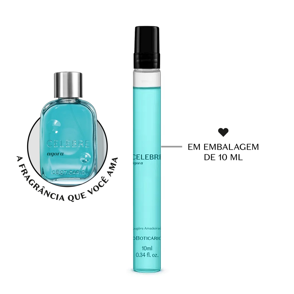 Celebre Agora Masculino Desodorante Colônia 10ml Celebre Agora Masculino Desodorante Colônia 10ml