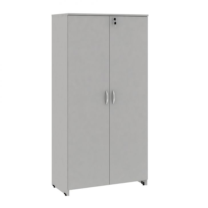 Armário De Escritório New City 2 Pt Cinza 160 Cm Armário De Escritório New City 2 Pt Cinza 160 Cm