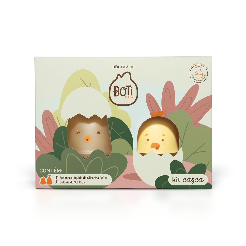 Kit Boti Baby Casca (2 itens) Kit Boti Baby Casca (2 itens)