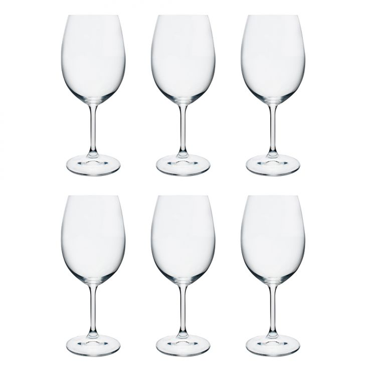 Conjunto De Taças Para Água Bohemia 6 Unidades I Incolor 580 Ml