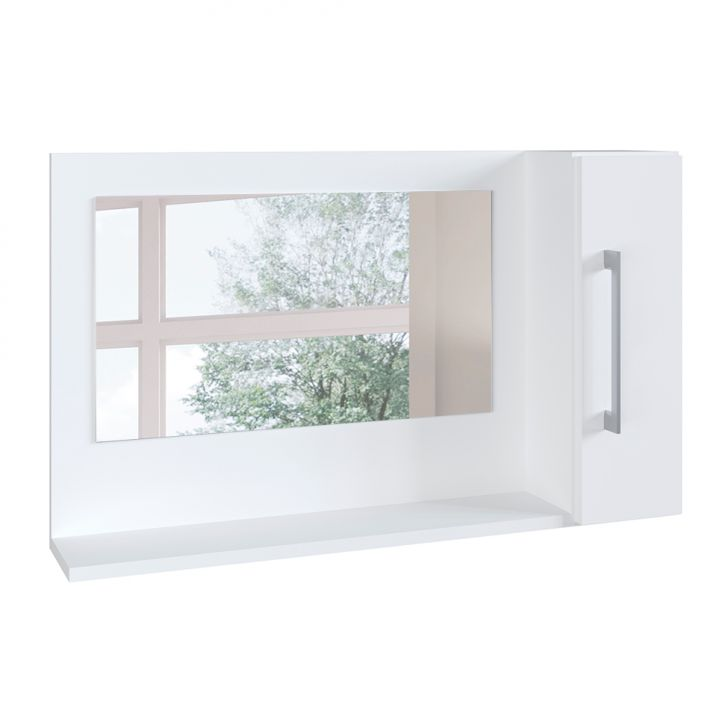 Armário De Banheiro Berilo 1 Pt Branco Armário De Banheiro Berilo 1 Pt Branco
