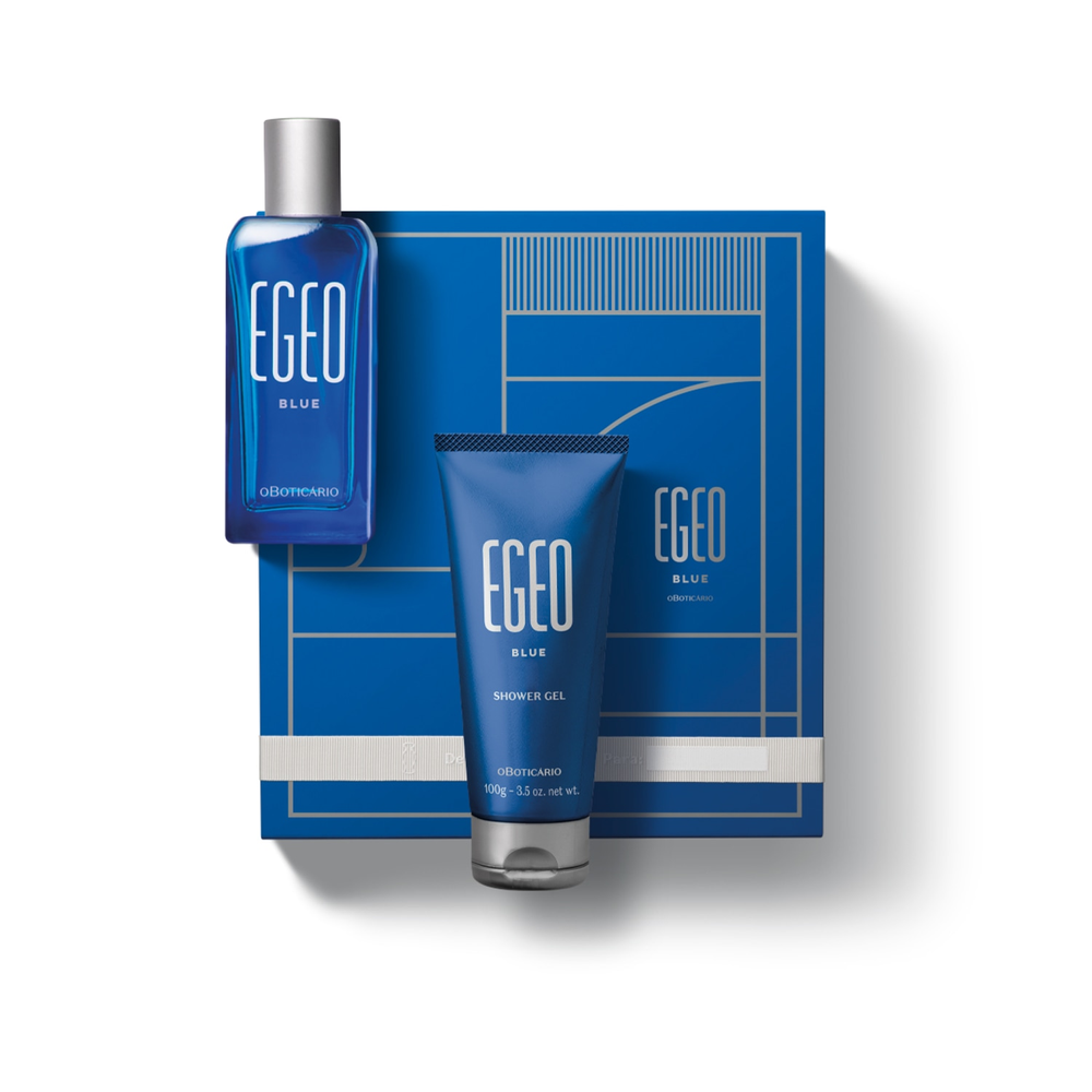 Kit Presente Egeo Blue: Desodorante Colônia 50ml + Shower Gel 100g Kit Presente Egeo Blue: Desodorante Colônia 50ml + Shower Gel 100g