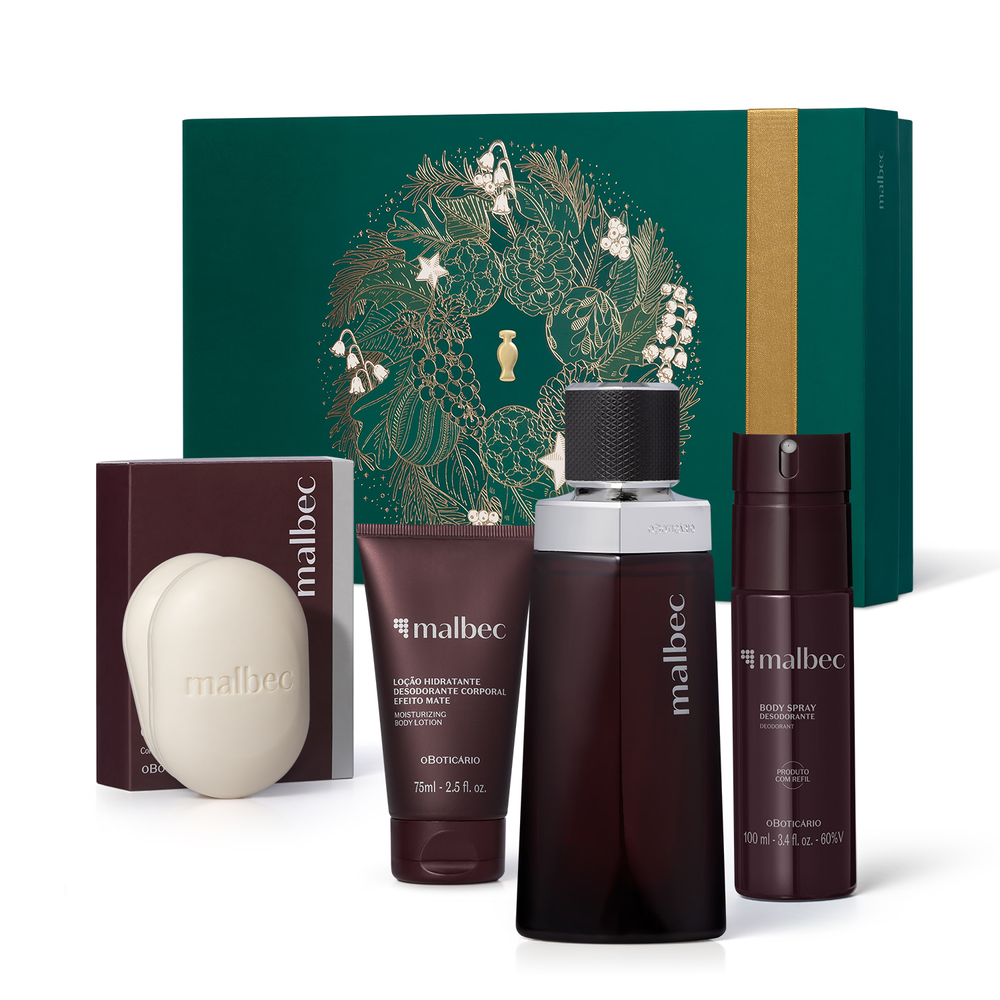 Kit Presente Natal Malbec (4 itens) Kit Presente Natal Malbec (4 itens)