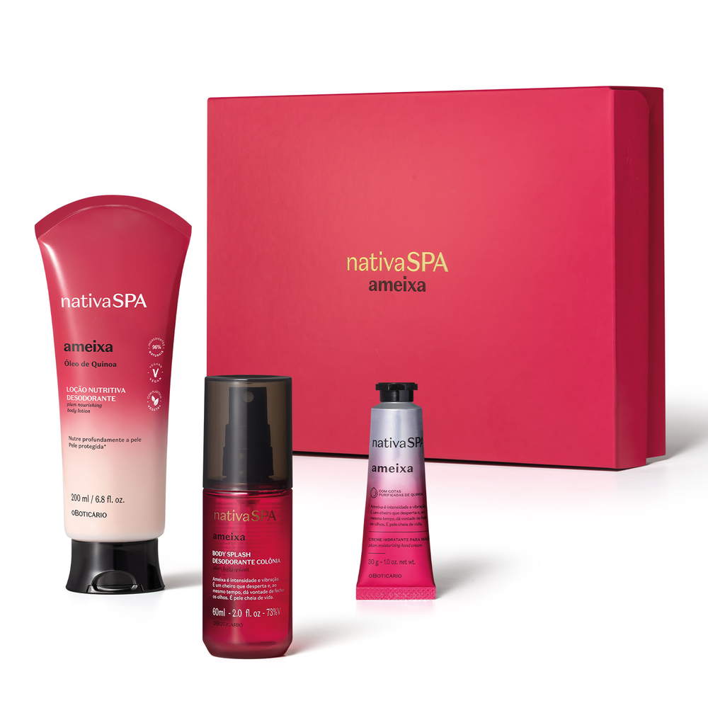 Kit Presente Especial Nativa Spa Ameixa (3 itens) Kit Presente Especial Nativa Spa Ameixa (3 itens)