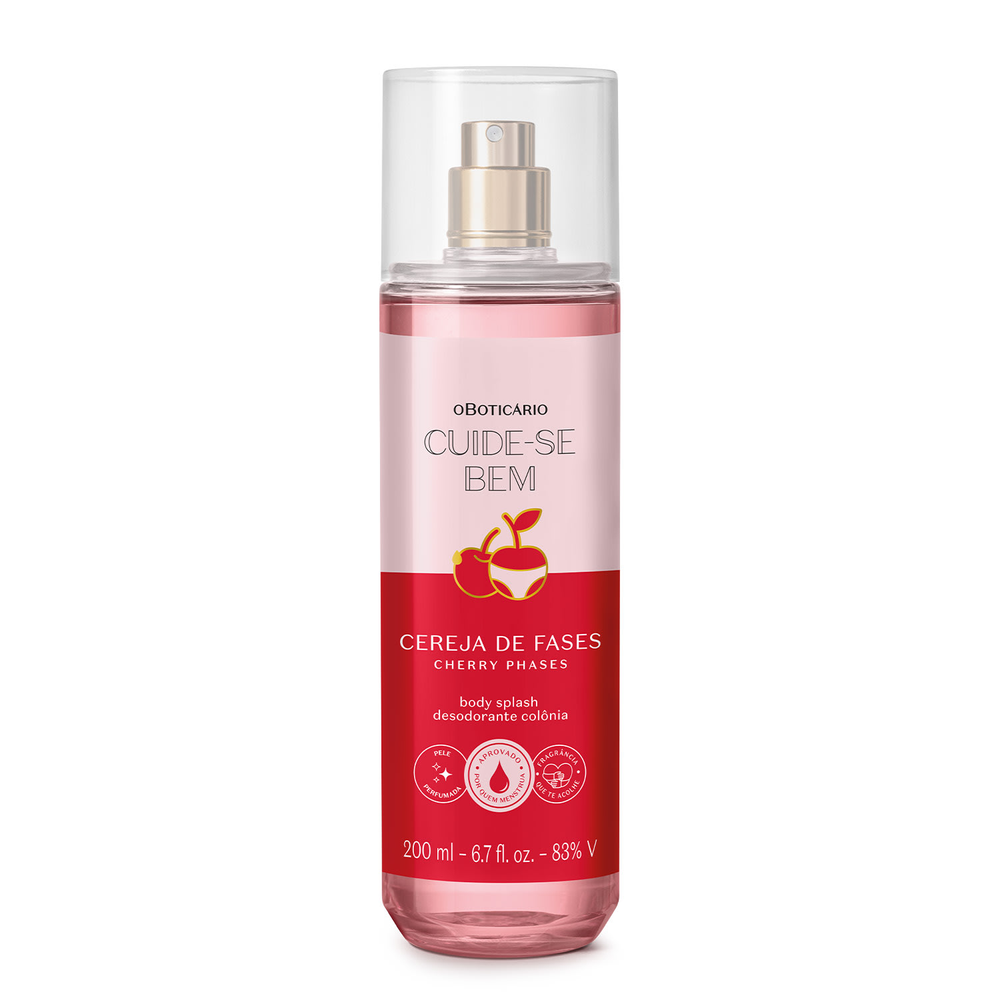 Body Splash Desodorante Colônia Cereja de Fases 200ml Body Splash Desodorante Colônia Cereja de Fases 200ml