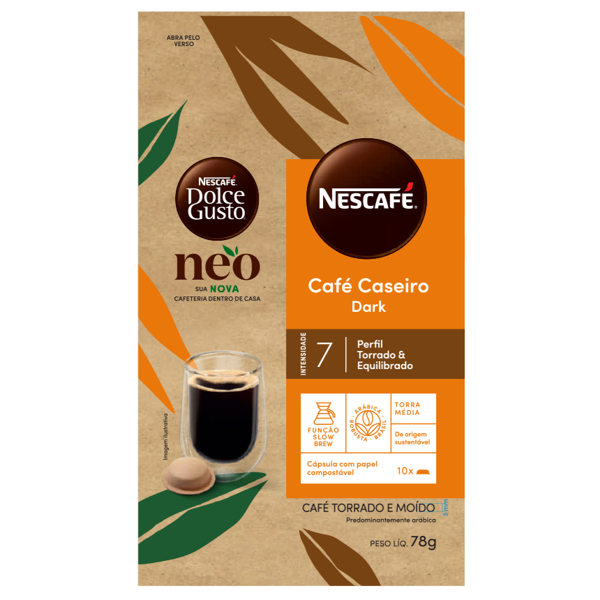 NEO Caseiro Dark 10 Cápsulas