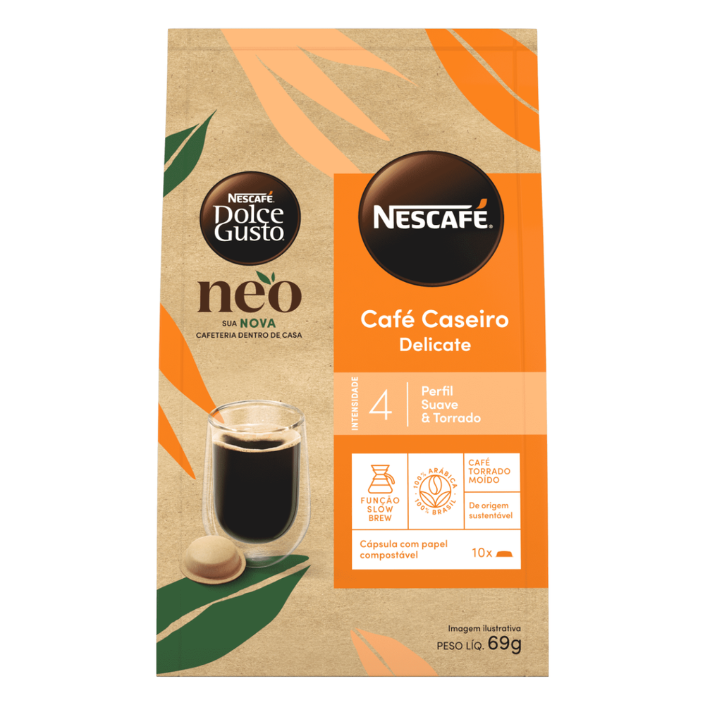 NEO Caseiro Delicate 10 Cápsulas