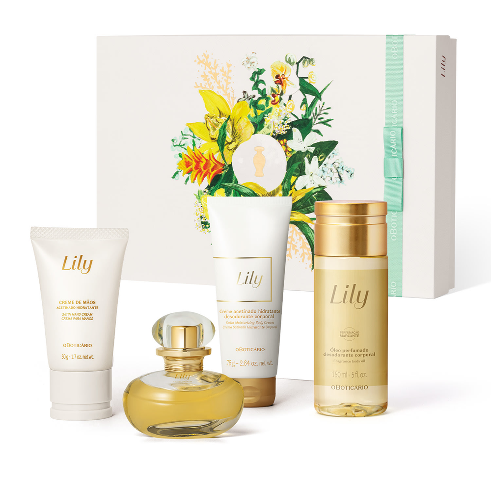 Kit Presente Dia Das Mães Lily (4 itens) Kit Presente Dia Das Mães Lily (4 itens)