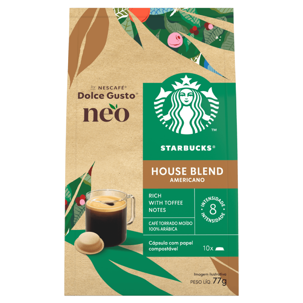 NEO Starbucks® Americano House Blend 10 Cápsulas