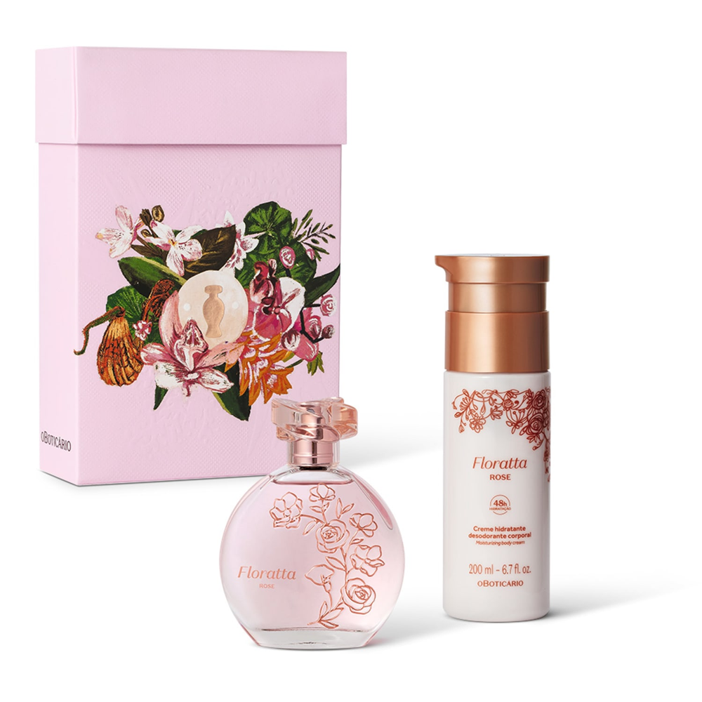 Kit Presente Dia das Mães Floratta Rosé (2 itens) Kit Presente Dia das Mães Floratta Rosé (2 itens)
