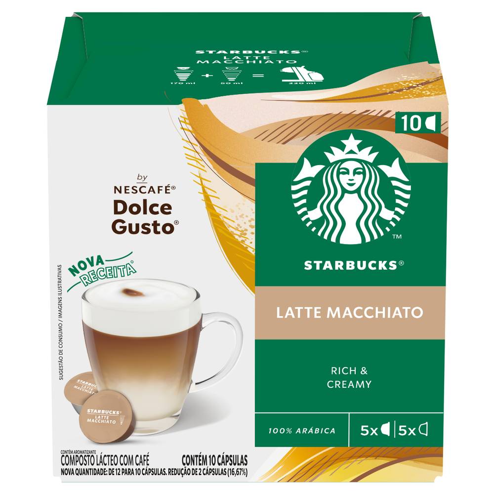 STARBUCKS Latte Macchiato 10 cápsulas